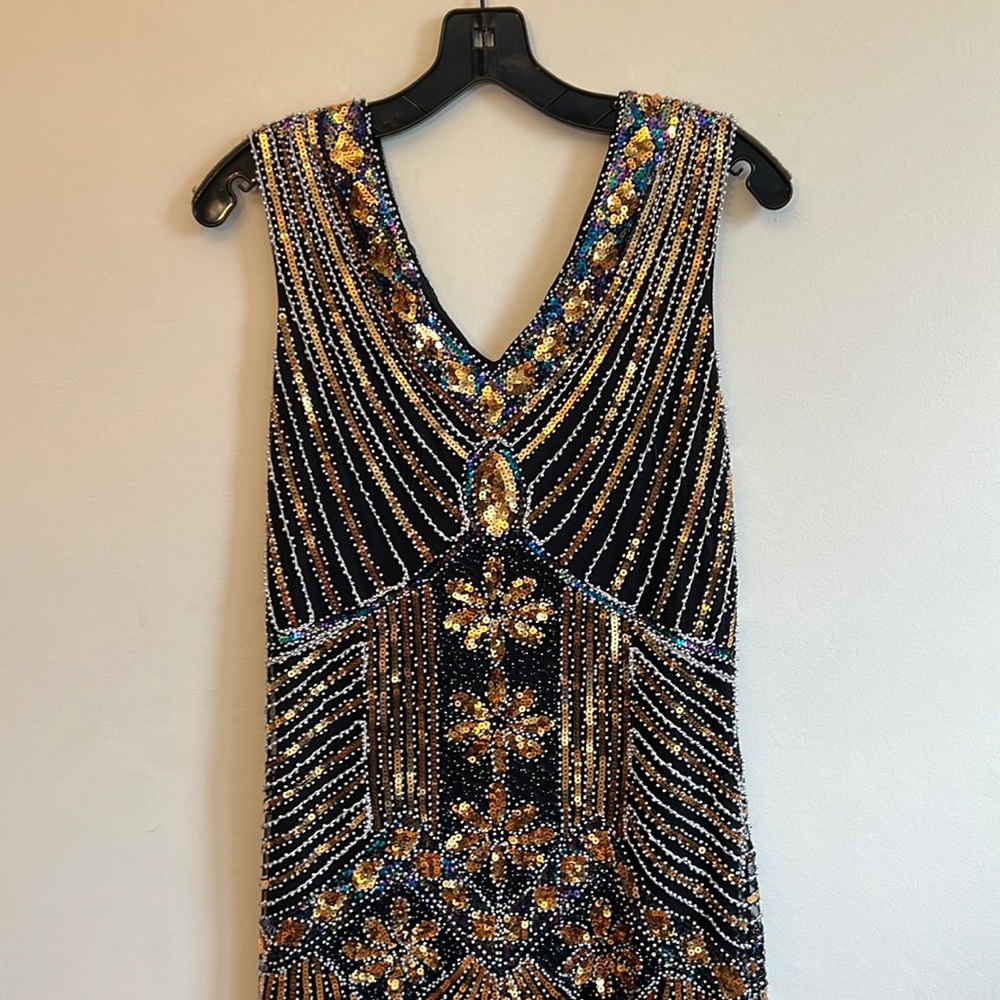 Flapper Halloween Costume, L